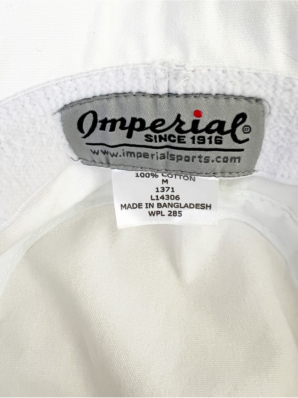Imperial Headware White Shotgun Start Bucket Hat with Black Stripe Detail M - Picture 5 of 6